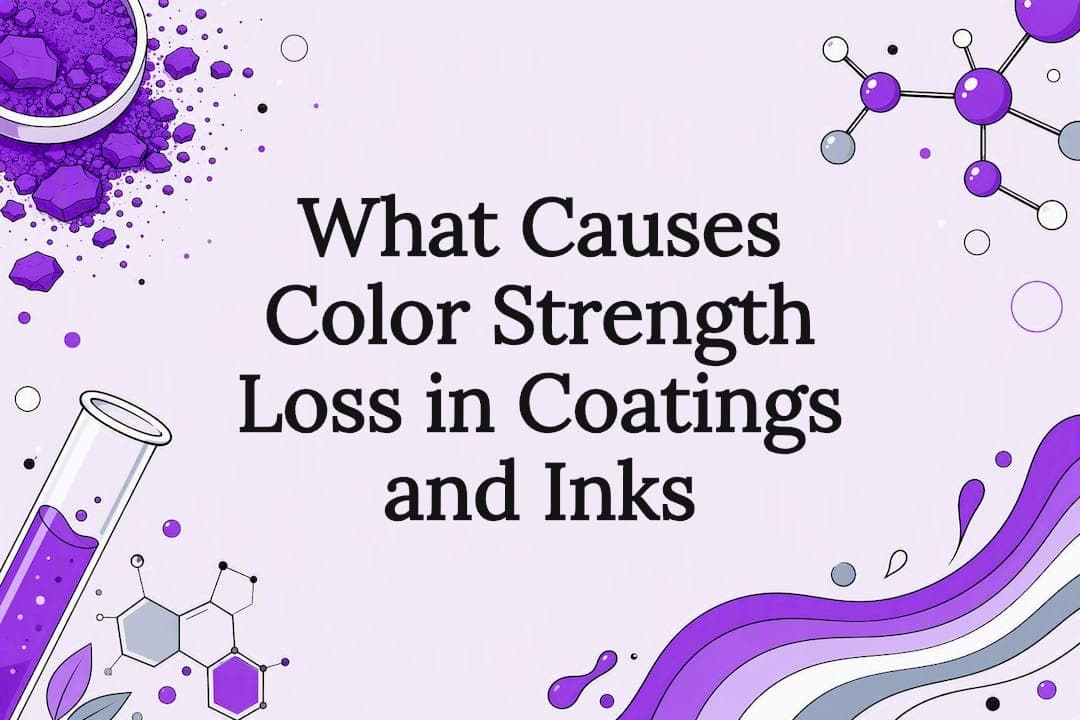 What Causes Color Strength Loss in Coatings and Inks