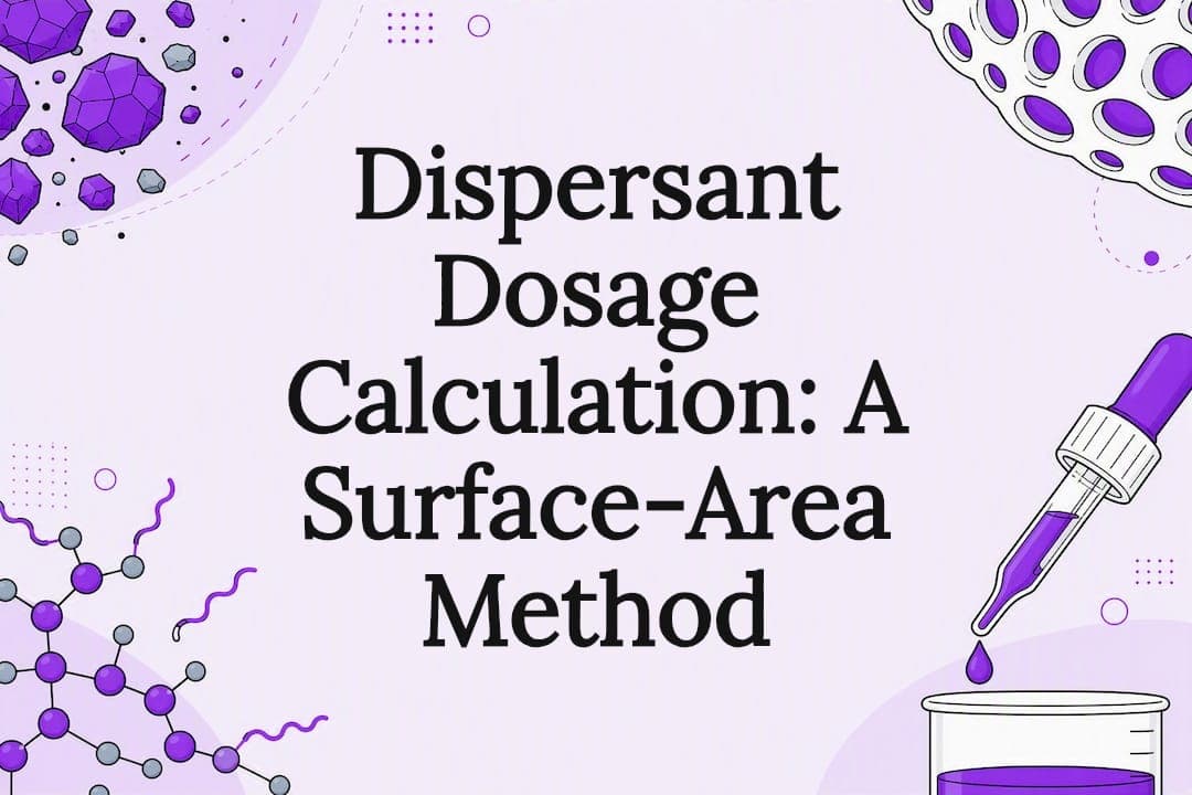 Dispersant Dosage Calculation: A Surface-Area Method