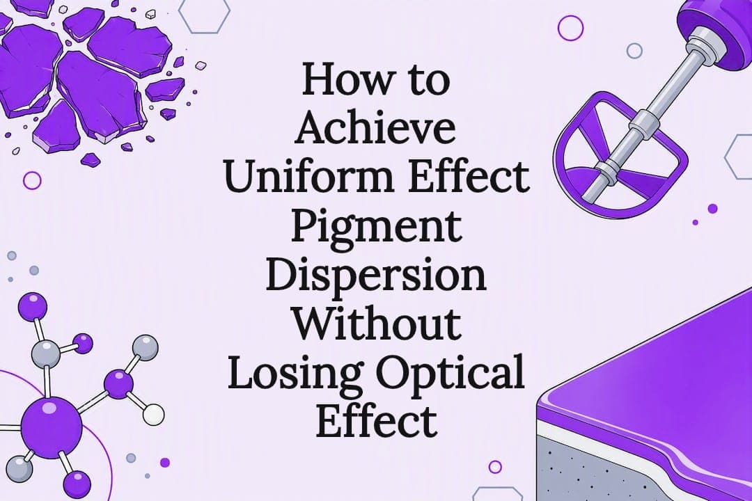 How to Achieve Uniform Effect Pigment Dispersion Without Losing Optical Effect