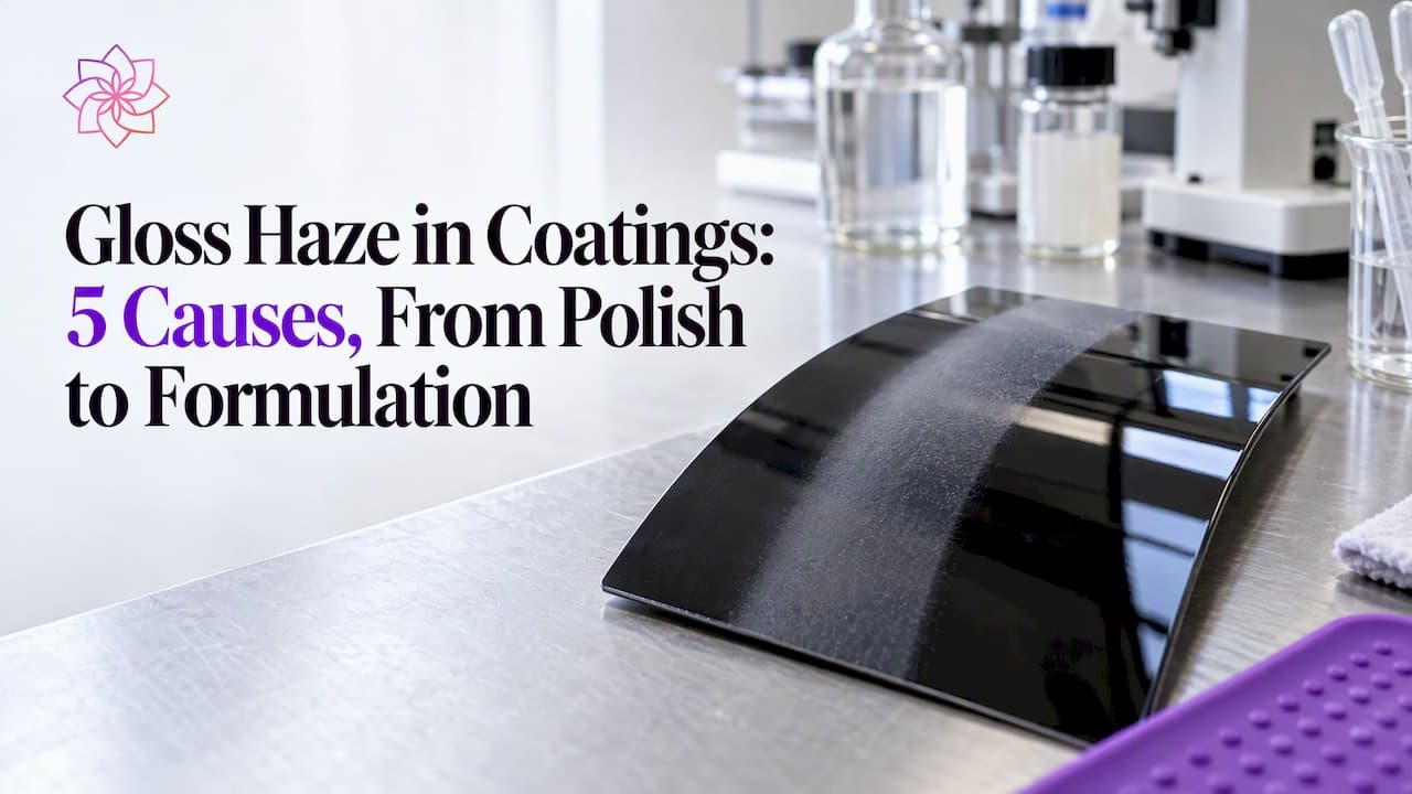 Gloss Haze in Coatings: 5 Causes, From Polish to Formulation