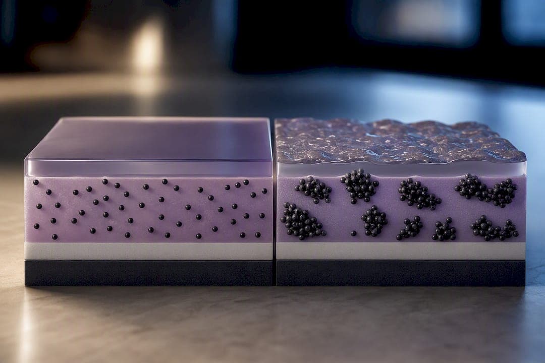 Stable and flocculated pigment particles