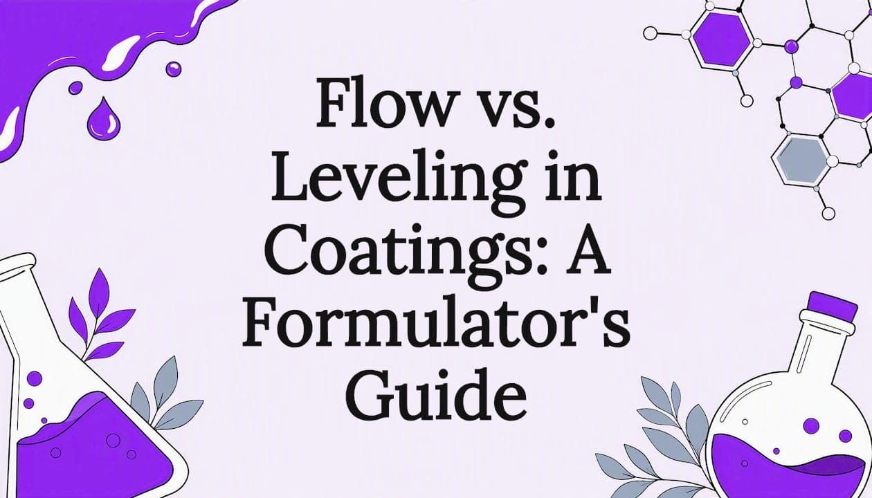 Flow vs. Leveling in Coatings: A Formulator's Guide