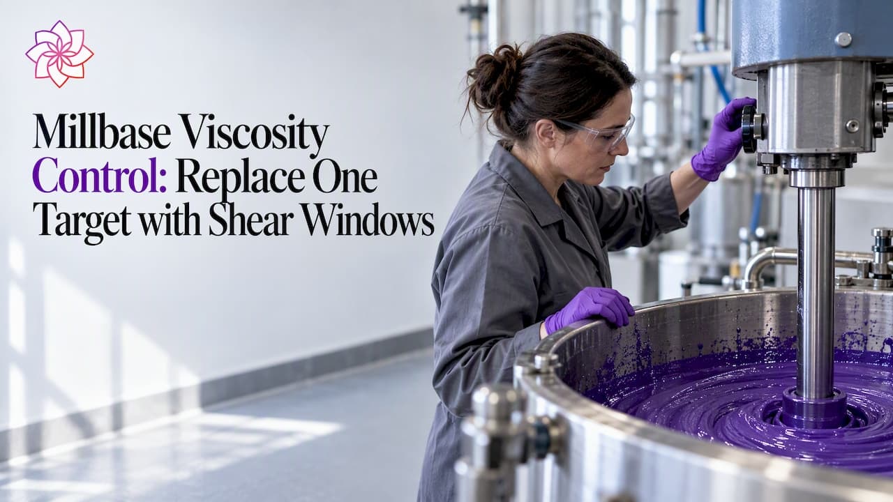 Millbase Viscosity Control: Replace One Target with Shear Windows
