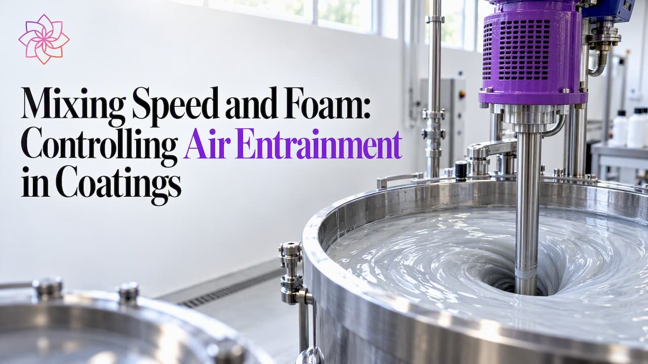 Mixing Speed and Foam: Controlling Air Entrainment in Coatings