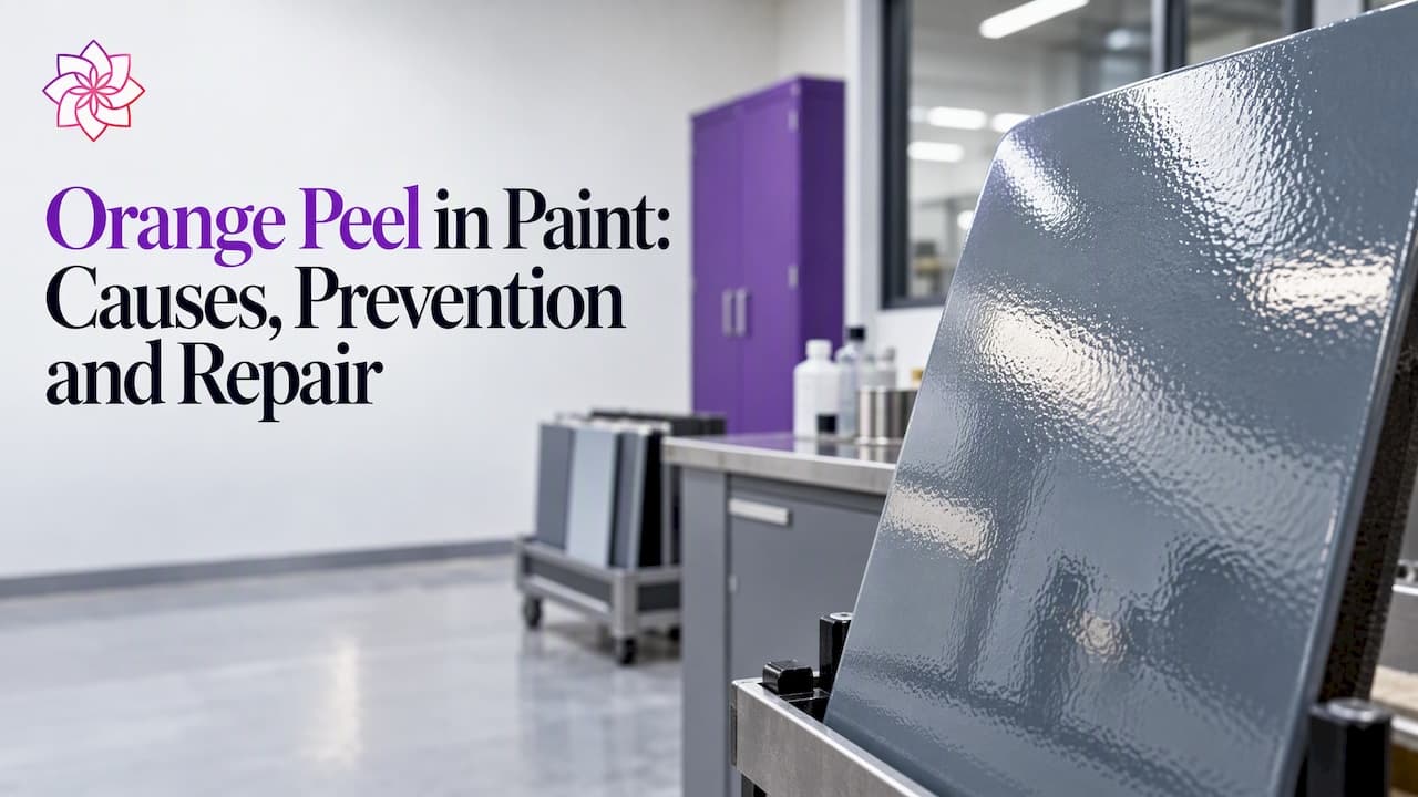 Orange Peel in Paint: Causes, Prevention and Repair