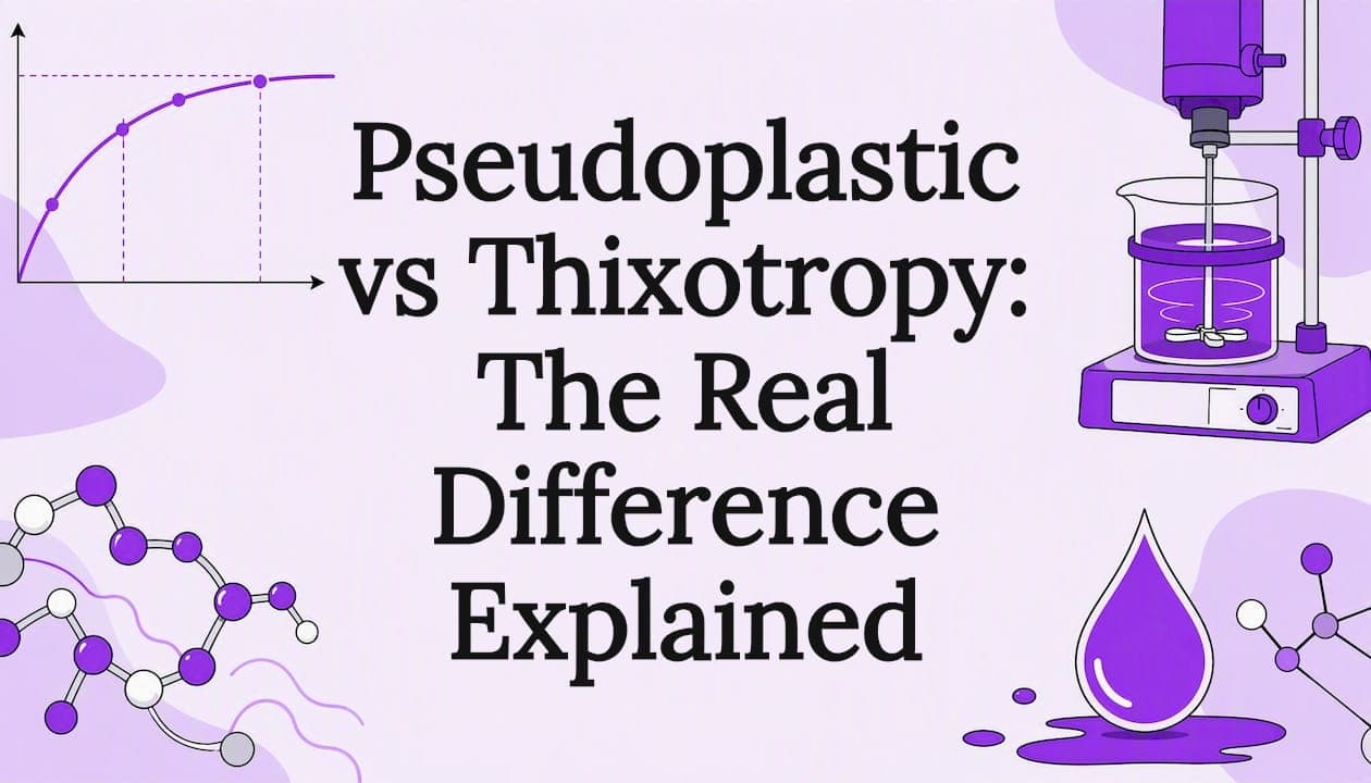 Pseudoplastic vs Thixotropy: The Real Difference Explained