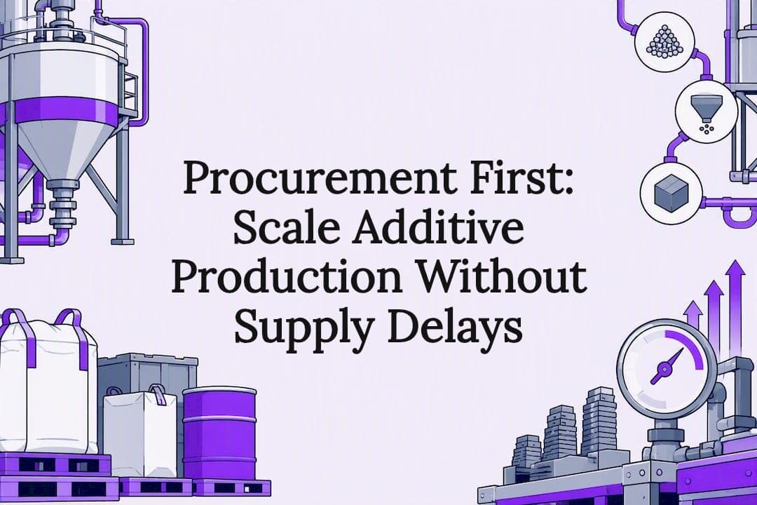 Procurement First: Scale Additive Production Without Supply Delays