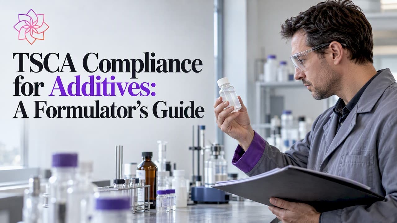 TSCA Compliance for Additives: A Formulator's Guide