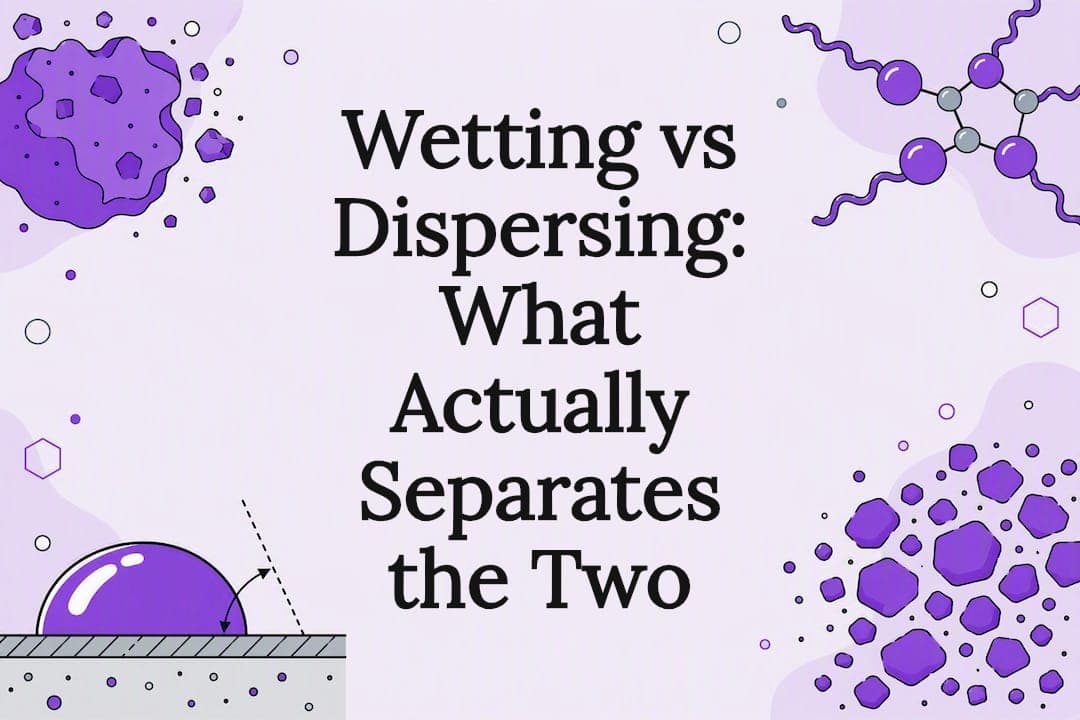Wetting vs Dispersing: What Actually Separates the Two