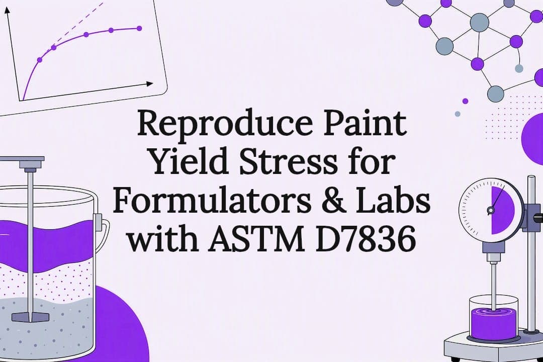 Reproduce Paint Yield Stress for Formulators & Labs with ASTM D7836
